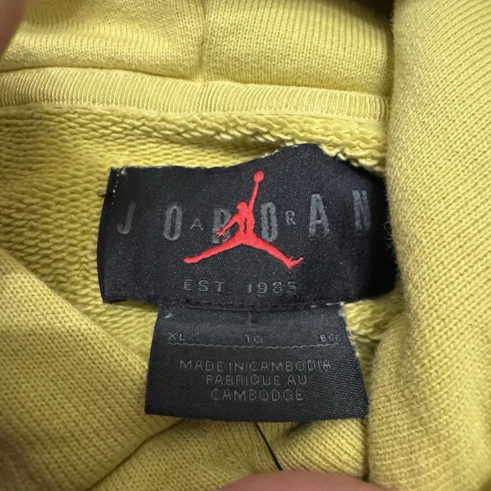 Jordan Travis Scott Hoodie Mens XL Celery Heavyweight Streetwear Pullover NWT